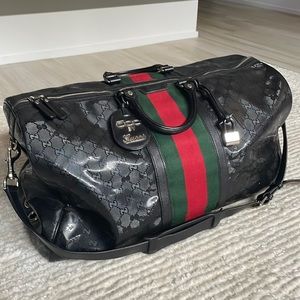 Gucci Fiat 500 Black Special Edition Duffle Bag